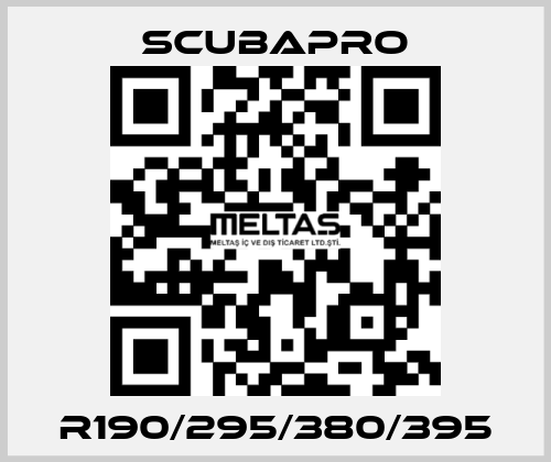 R190/295/380/395 Scubapro