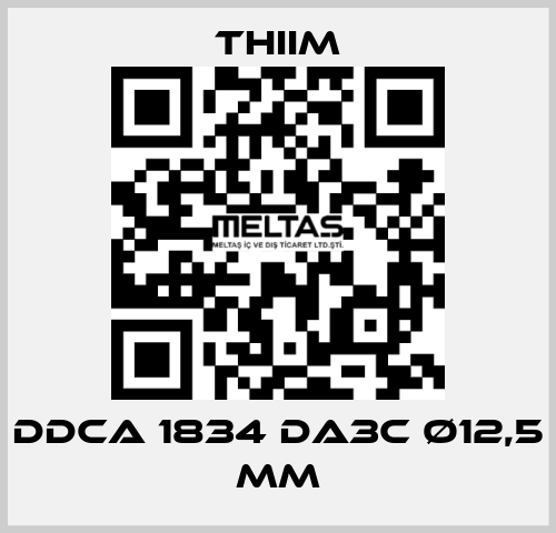 DDCA 1834 DA3C Ø12,5 MM Thiim