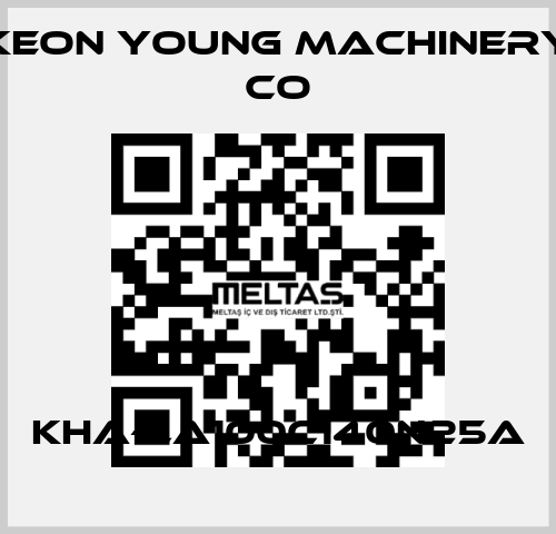 KHA-LA100C140N25A Keon Young Machinery Co