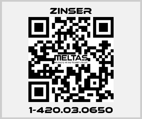 1-420.03.0650 Zinser