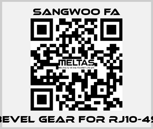 Bevel Gear for RJ10-4S Sangwoo FA