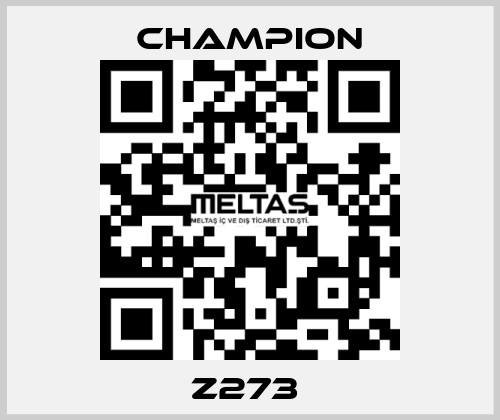 Z273  Champion