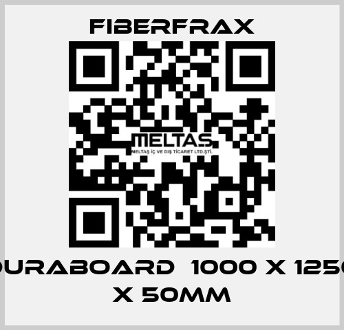 Duraboard  1000 x 1250 x 50mm Fiberfrax