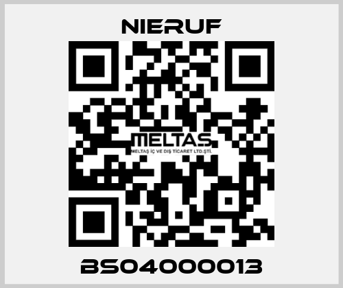 BS04000013 NIERUF