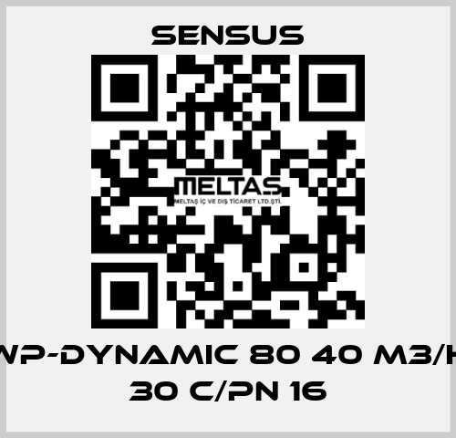 Wp-Dynamic 80 40 m3/h 30 c/PN 16 Sensus