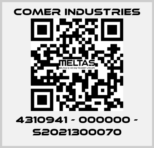 4310941 - 000000 - S2021300070 Comer Industries