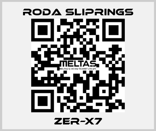 ZER–X7 Roda Sliprings