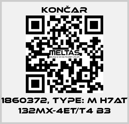 1860372, Type: M H7AT 132MX-4ET/T4 B3 Končar