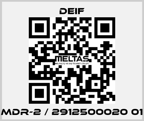 MDR-2 / 2912500020 01 Deif