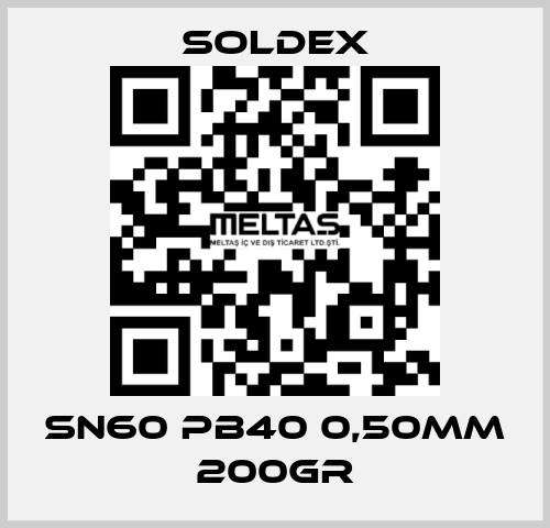 Sn60 Pb40 0,50mm 200Gr SOLDEX