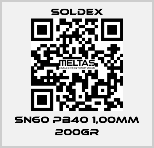 Sn60 Pb40 1,00mm 200Gr SOLDEX