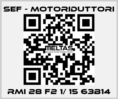 RMI 28 F2 1/ 15 63B14 SEF - MOTORIDUTTORI