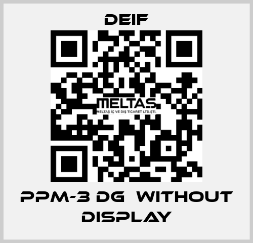 PPM-3 DG  without display Deif