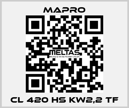 CL 420 HS kW2,2 TF Mapro