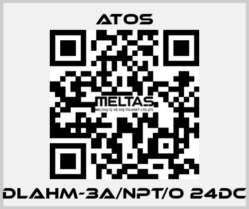 DLAHM-3A/NPT/O 24DC Atos