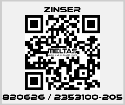 820626 / 2353100-205 Zinser