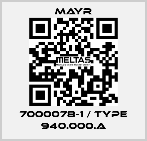 7000078-1 / Type 940.000.A Mayr