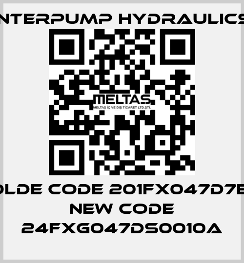 olde code 201FX047D7E/ new code 24FXG047DS0010A Interpump hydraulics