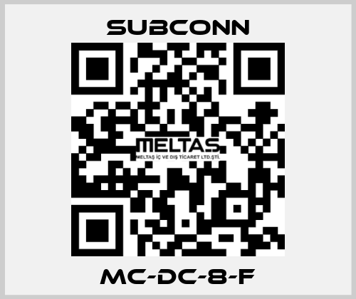 MC-DC-8-F SubConn