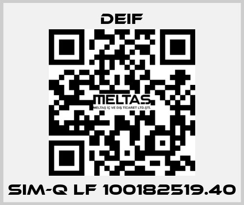 SIM-Q LF 100182519.40 Deif