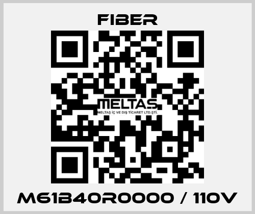 M61B40R0000 / 110V Fiber