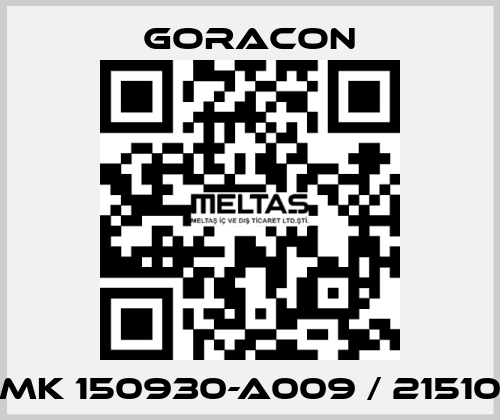 MK 150930-A009 / 21510 GORACON