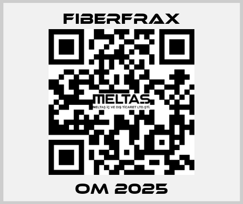 OM 2025 Fiberfrax