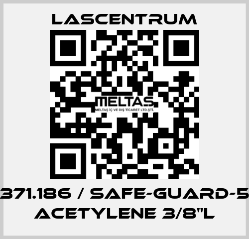 371.186 / Safe-Guard-5 acetylene 3/8"L Lascentrum