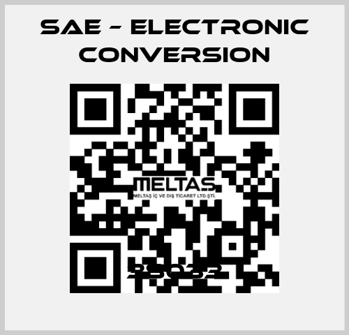 38033 SAE – Electronic Conversion