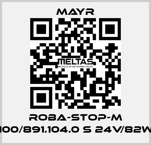 ROBA-STOP-M 100/891.104.0 S 24V/82W Mayr