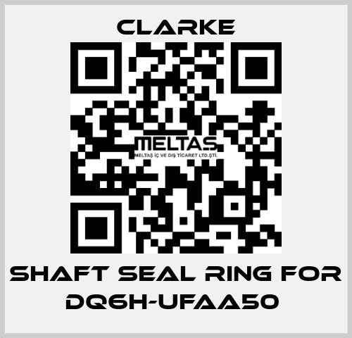 Shaft seal ring for DQ6H-UFAA50  Clarke