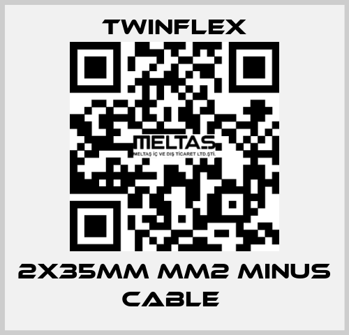 2x35mm mm2 MINUS cable  Twinflex