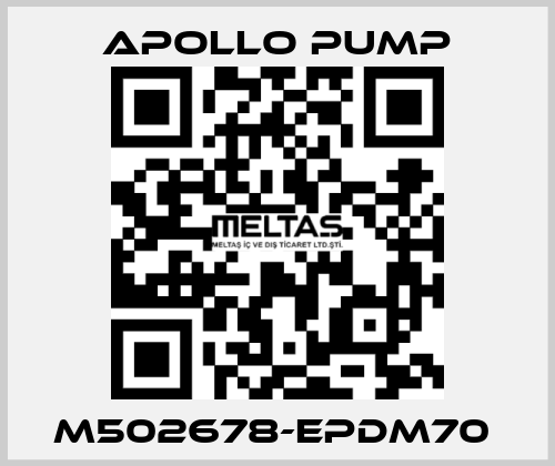 M502678-EPDM70  Apollo pump