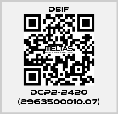 DCP2-2420 (2963500010.07) Deif