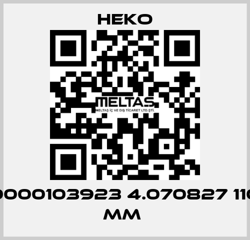 0000103923 4.070827 110 mm  HEKO