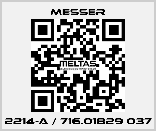 2214-A / 716.01829 037 Messer