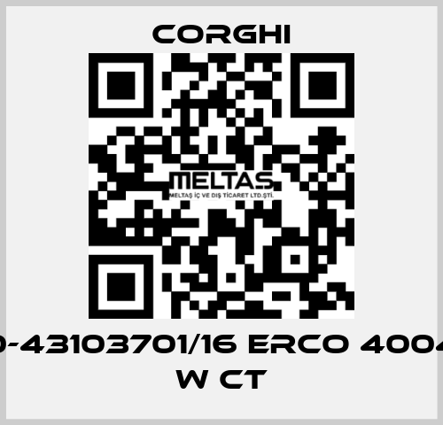 0-43103701/16 ERCO 4004 W CT Corghi