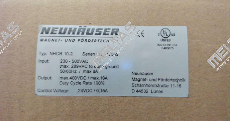 NHCR10-2 Neuhauser