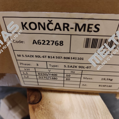 M 5.5AZK 90L-6T B14 Koncar