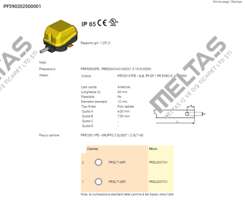 PF590202500001 Ter Tecno Elettrica Ravasi