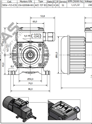 P/N: 150-020508-001 Munters