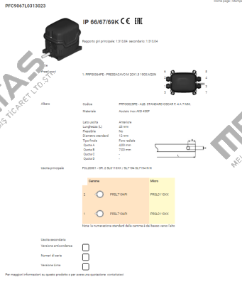 PFC9067L0313023 Ter Tecno Elettrica Ravasi