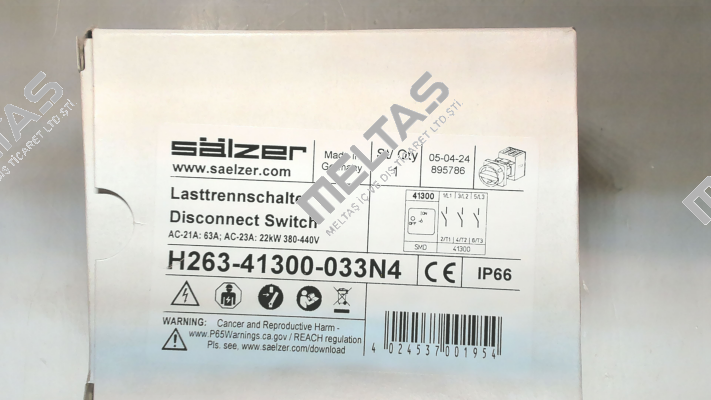 H263-41300-033N4 Salzer