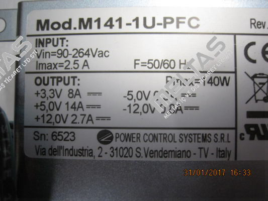 M141-1U-PFC Power Control Systems