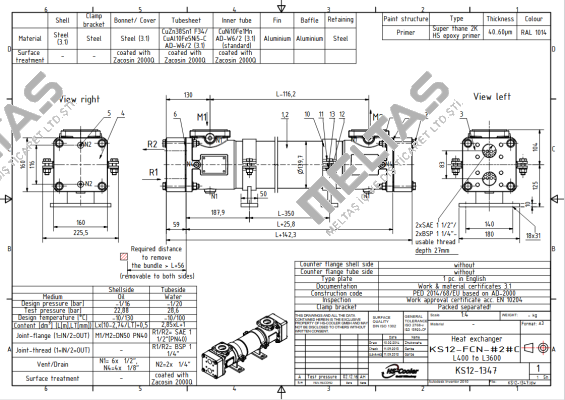 (KS12-1347)KS12-FCN-423C L800 HS Cooler