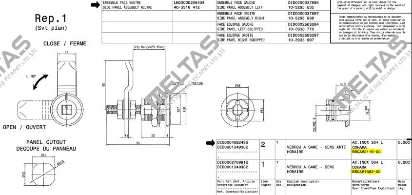 BBCAM2116-00 (CCW) Cohama