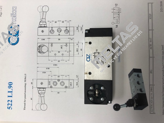 522 LL90 /  01.057.4 AZ Pneumatica