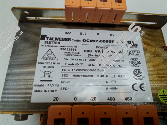 CTOCM050080F345 Italweber Elettra