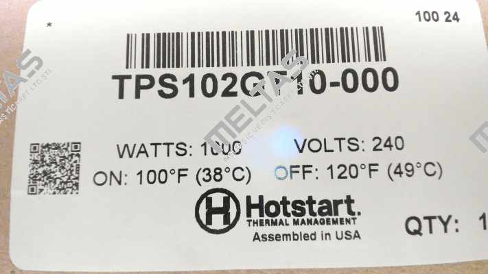 TPS102GT10-000 Hotstart