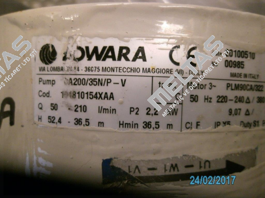 CA200/35N/P-V Lowara